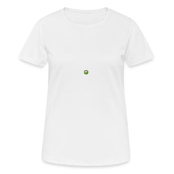 erbse - Frauen T-Shirt atmungsaktiv - Weiß - Vorne - AI Model Female 172 dark (172cm)