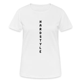 hardstyle - Frauen T-Shirt atmungsaktiv - Weiß - Vorne - AI Model Female 172 dark (172cm)