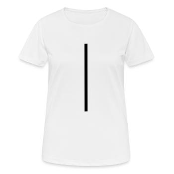 Ligne - T-shirt respirant Femme - blanc - Devant - AI Model Female 172 dark (172cm)