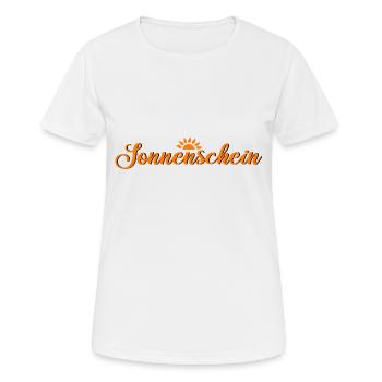 sonnenschein - Frauen T-Shirt atmungsaktiv - Weiß - Vorne - AI Model Female 172 dark (172cm)