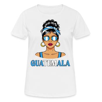 Guatemala Flag Guatemalan Women - Women's Breathable T-Shirt - white - Front - AI Model Female 172 dark (172cm)