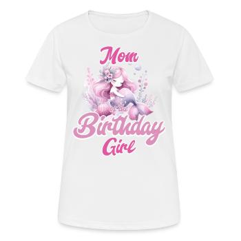 Mutter Tochter Geburtstag Tochter Mama - Frauen T-Shirt atmungsaktiv - Weiß - Vorne - AI Model Female 172 dark (172cm)