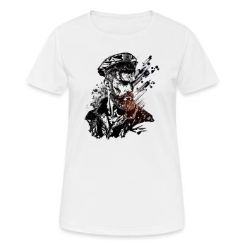 Adventure on the high seas, sailor sailing ship - Women's Breathable T-Shirt - white - Front - AI Model Female 172 dark (172cm)