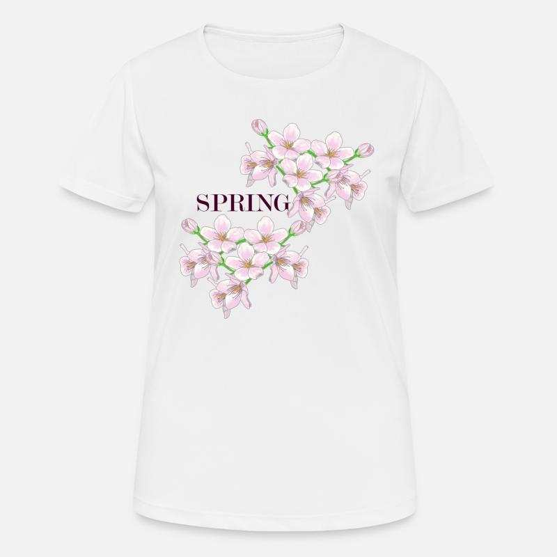 Spring, spring - Women's Breathable T-Shirt - white