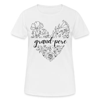 Grand-pere. grand-pere gift - Women's Breathable T-Shirt - white - Front - AI Model Female 172 dark (172cm)