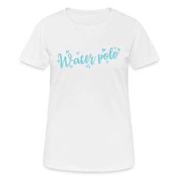 Water Polo Water Pool Water Polo Sports - Women's Breathable T-Shirt - white - Front - AI Model Female 172 dark (172cm)
