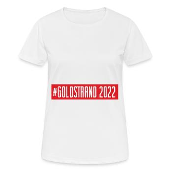 Sables d’Or 2022 - T-shirt respirant Femme - blanc - Devant - AI Model Female 172 dark (172cm)