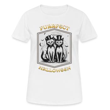 Halloween parfait - T-shirt respirant Femme - blanc - Devant - AI Model Female 172 dark (172cm)