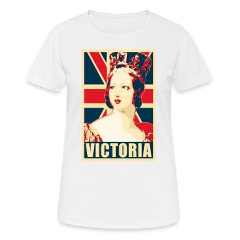 La reine victoria - T-shirt respirant Femme - blanc - Devant - AI Model Female 172 dark (172cm)