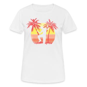 Hiphop Girl Break Break Dance Music Dancer Summer - T-shirt respirant Femme - blanc - Devant - AI Model Female 172 dark (172cm)
