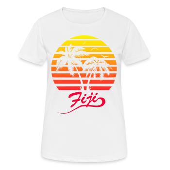 Fidji - T-shirt respirant Femme - blanc - Devant - AI Model Female 172 dark (172cm)