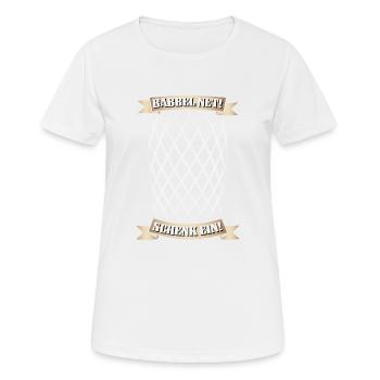 Hessischer Äppler, Apfelwein - Frauen T-Shirt atmungsaktiv - Weiß - Vorne - AI Model Female 172 dark (172cm)