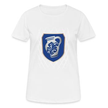 Hessischer Äppler, Cidre - T-shirt respirant Femme - blanc - Devant - AI Model Female 172 dark (172cm)