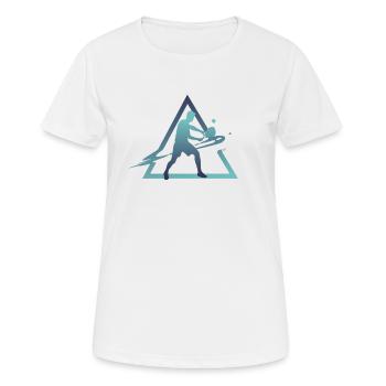 Padel Tennis, Urbain & Lifestyle - T-shirt respirant Femme - blanc - Devant - AI Model Female 172 dark (172cm)