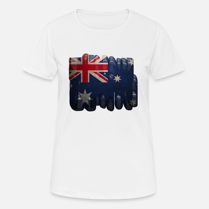 Australia - Women's Breathable T-Shirt - white