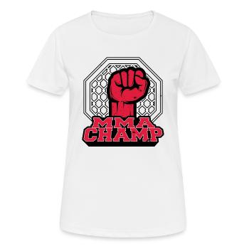 Mixed Martial Arts Champion - Women's Breathable T-Shirt - white - Front - AI Model Female 172 dark (172cm)