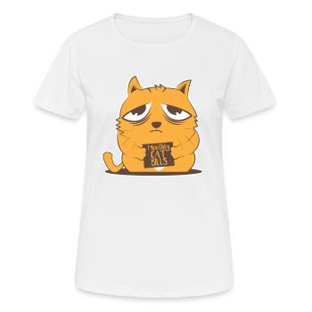 Cats bill - Women's Breathable T-Shirt - white - Front - AI Model Female 172 dark (172cm)