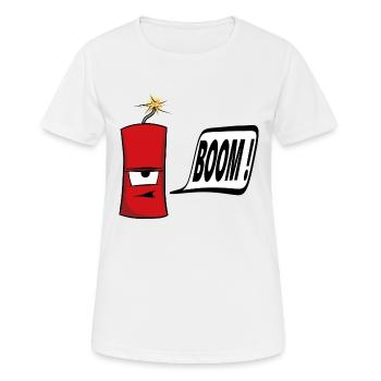 Böller - T-shirt respirant Femme - blanc - Devant - AI Model Female 172 dark (172cm)