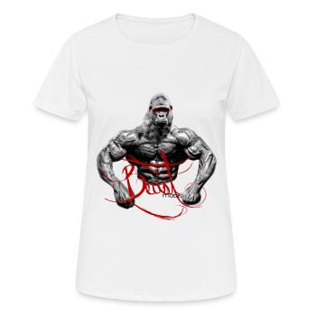 Beast Mode - Women's Breathable T-Shirt - white - Front - AI Model Female 172 dark (172cm)