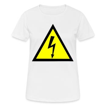 lightbulb light bulb gluehampe lamp8 - Women's Breathable T-Shirt - white - Front - AI Model Female 172 dark (172cm)