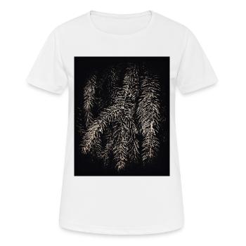 Pines Black - Women's Breathable T-Shirt - white - Front - AI Model Female 172 dark (172cm)