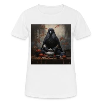 Japanische Kunst Japanischer Holzschnitt Kunstdruck Tee - Frauen T-Shirt atmungsaktiv - Weiß - Vorne - AI Model Female 172 dark (172cm)
