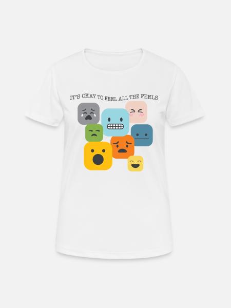 SPED Teacher Shirt, It's Okay To Feel All The - Women's Breathable T-Shirt - white