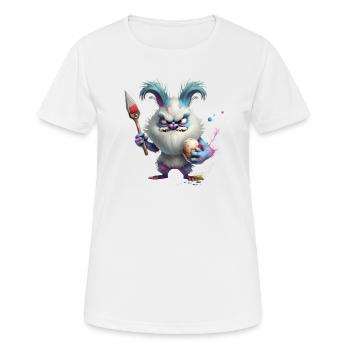 Monster Easter with Easter Egg - Women's Breathable T-Shirt - white - Front - AI Model Female 172 dark (172cm)