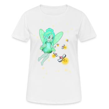 Fairies and fireflies - Women's Breathable T-Shirt - white - Front - AI Model Female 172 dark (172cm)