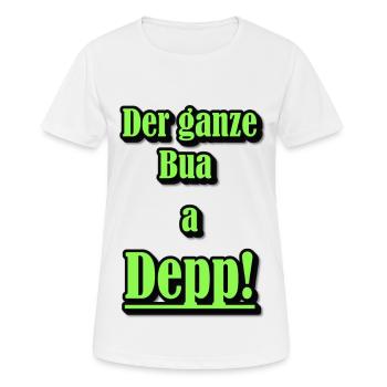 Toute la Bua un dork! - T-shirt respirant Femme - blanc - Devant - AI Model Female 172 dark (172cm)