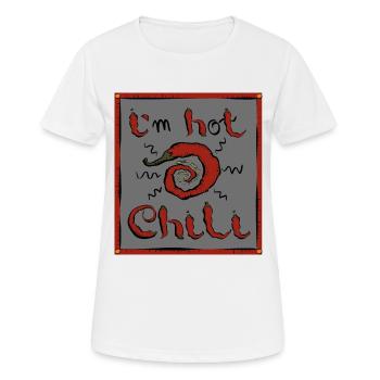 chili - Women's Breathable T-Shirt - white - Front - AI Model Female 172 dark (172cm)