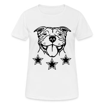 sbtsmile2 - T-shirt respirant Femme - blanc - Devant - AI Model Female 172 dark (172cm)
