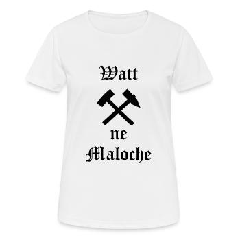 Watt a maloche - Women's Breathable T-Shirt - white - Front - AI Model Female 172 dark (172cm)