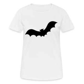 bat - Women's Breathable T-Shirt - white - Front - AI Model Female 172 dark (172cm)