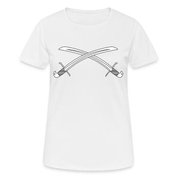 Swords - Women's Breathable T-Shirt - white - Front - AI Model Female 172 dark (172cm)