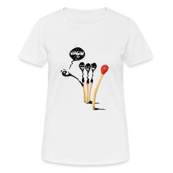 Virgin Match feniks by grafix - Women's Breathable T-Shirt - white - Front - AI Model Female 172 dark (172cm)
