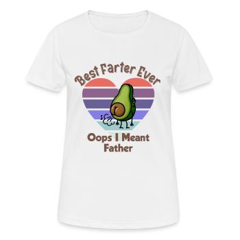 Bester Vater aller Zeiten - Frauen T-Shirt atmungsaktiv - Weiß - Vorne - AI Model Female 172 dark (172cm)