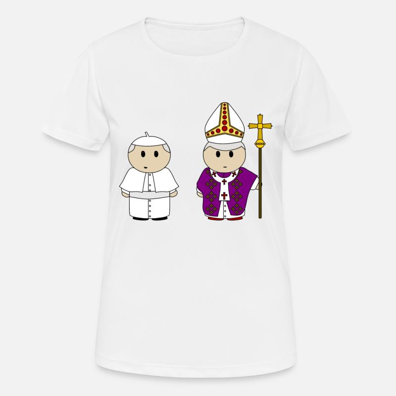 Pope Benedict - Women's Breathable T-Shirt - white