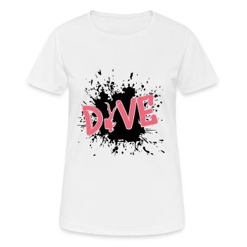 tauchen, diving, taucher, apnoe - Frauen T-Shirt atmungsaktiv - Weiß - Vorne - AI Model Female 172 dark (172cm)