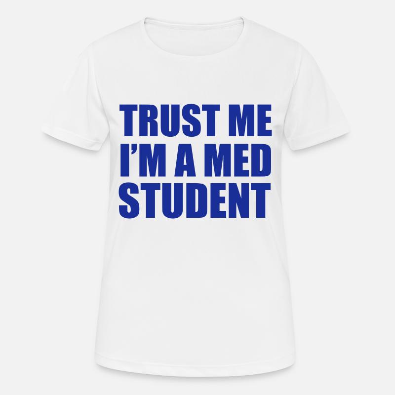 Med Student - Women's Breathable T-Shirt - white