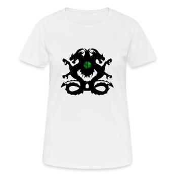 l'oeil du dragon, - T-shirt respirant Femme - blanc - Devant - AI Model Female 172 dark (172cm)