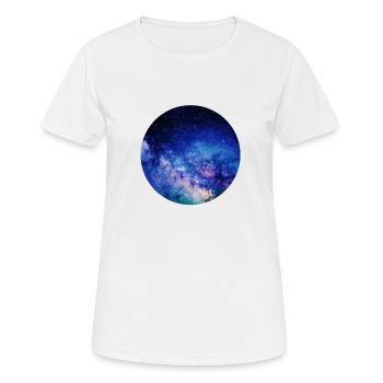 cosmos - T-shirt respirant Femme - blanc - Devant - AI Model Female 172 dark (172cm)