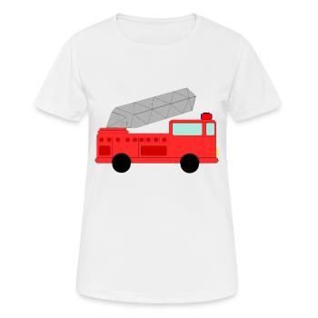 Fire Department Firefighter Firefighter Firetruck Fire - Women's Breathable T-Shirt - white - Front - AI Model Female 172 dark (172cm)