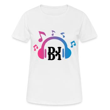 Club Disco Dj - Frauen T-Shirt atmungsaktiv - Weiß - Vorne - AI Model Female 172 dark (172cm)