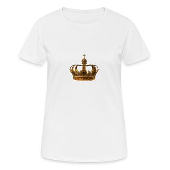 Couronne de fête triomphale - T-shirt respirant Femme - blanc - Devant - AI Model Female 172 dark (172cm)