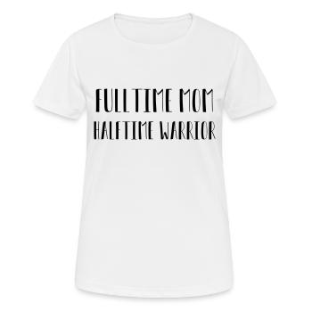 Les mères sont des combattants - T-shirt respirant Femme - blanc - Devant - AI Model Female 172 dark (172cm)
