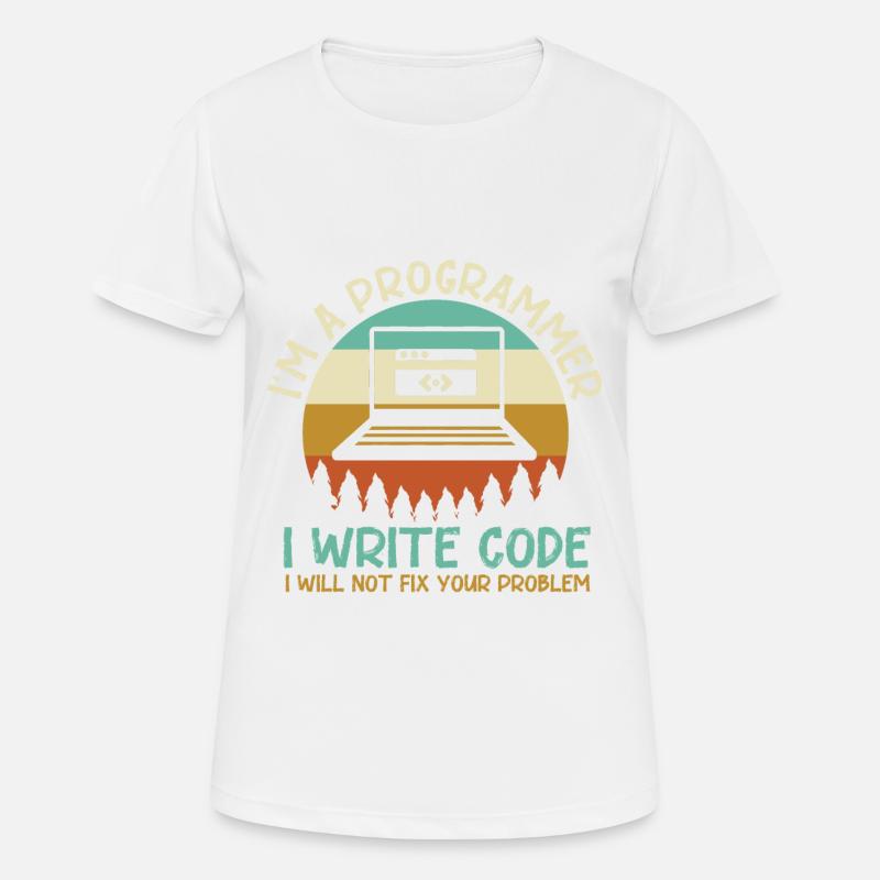 Programmer Code Coding - Women's Breathable T-Shirt - white