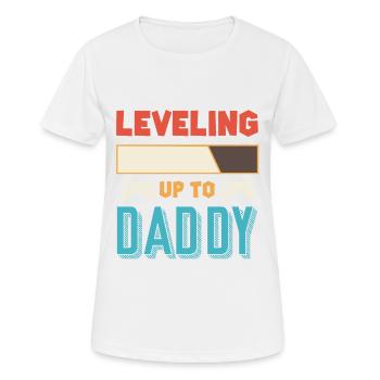 Niveau supérieur papa papa papa - T-shirt respirant Femme - blanc - Devant - AI Model Female 172 dark (172cm)
