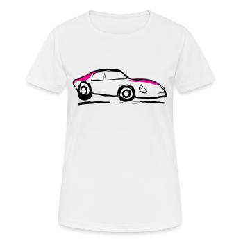 Auto Car - Women's Breathable T-Shirt - white - Front - AI Model Female 172 dark (172cm)