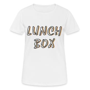 Déjeuner - T-shirt respirant Femme - blanc - Devant - AI Model Female 172 dark (172cm)